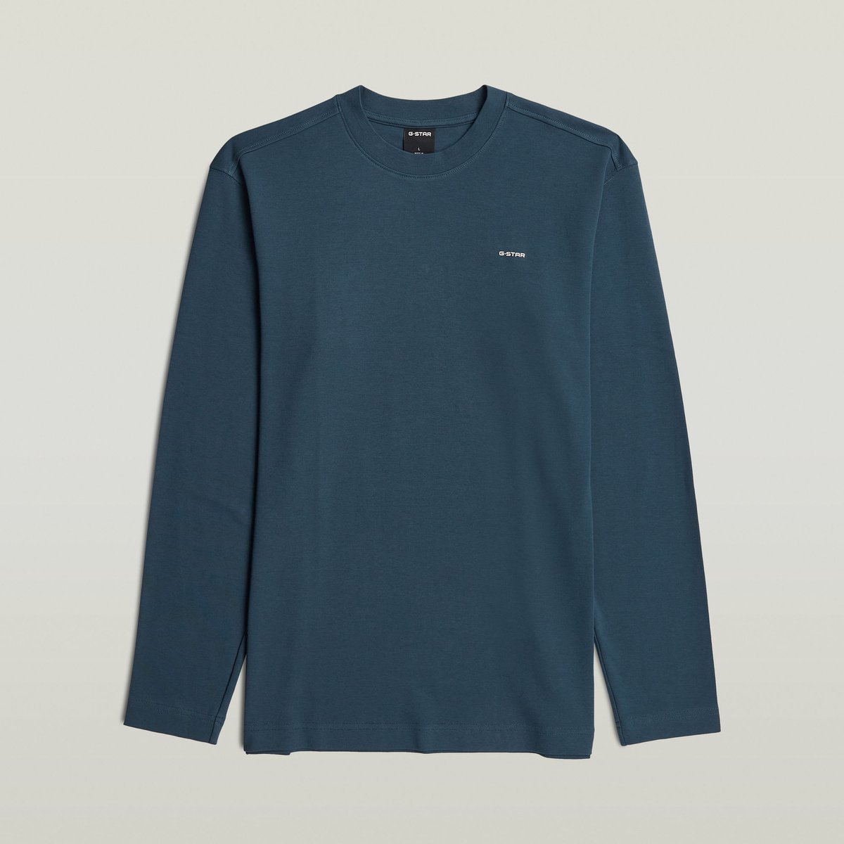 G-Star True regular r t ls Heren T-shirts Marineblauw