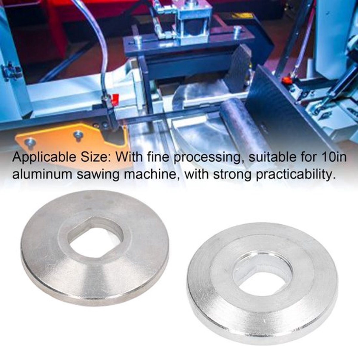 Drukplaat Hardmetalen - 2 Stuks - Compatibel met 10 Inch Aluminium - Slijtvastheid - Compact Ontwerp - Betrouwbare Functionaliteit - Snijmachine