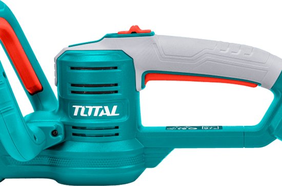 Heggenschaar - Lithium ion 2,0ah 20V - 460mm blad lengte - max. 18mm snijdiameter - Inclusief 1x accu, 1x lader, 1x veiligheidsbril & 1x veiligheidshanschoenen van Ferm — afbeelding 5