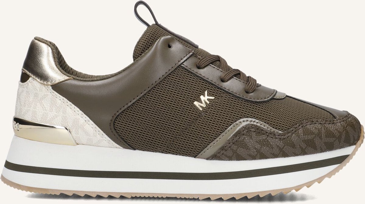 Michael Kors Raina Trainer Sneakers - Dames - Groen - Maat 37