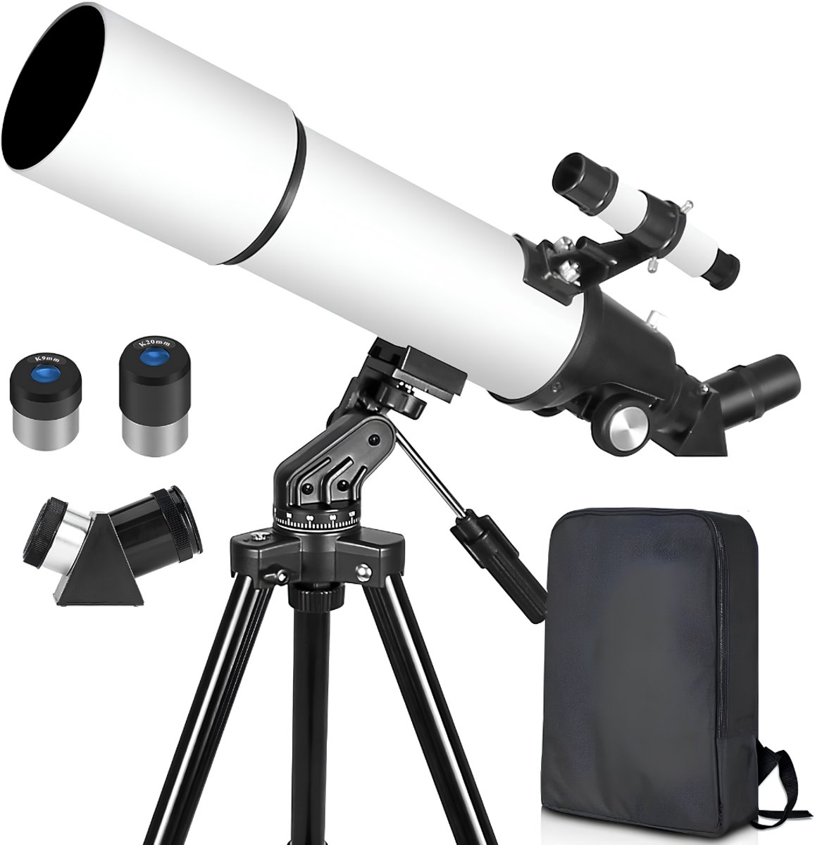 SP® Sterrenkijker - Astronomietelescoop - Refractor Telescoop - Wit - 44cm x 13cm x 25cm