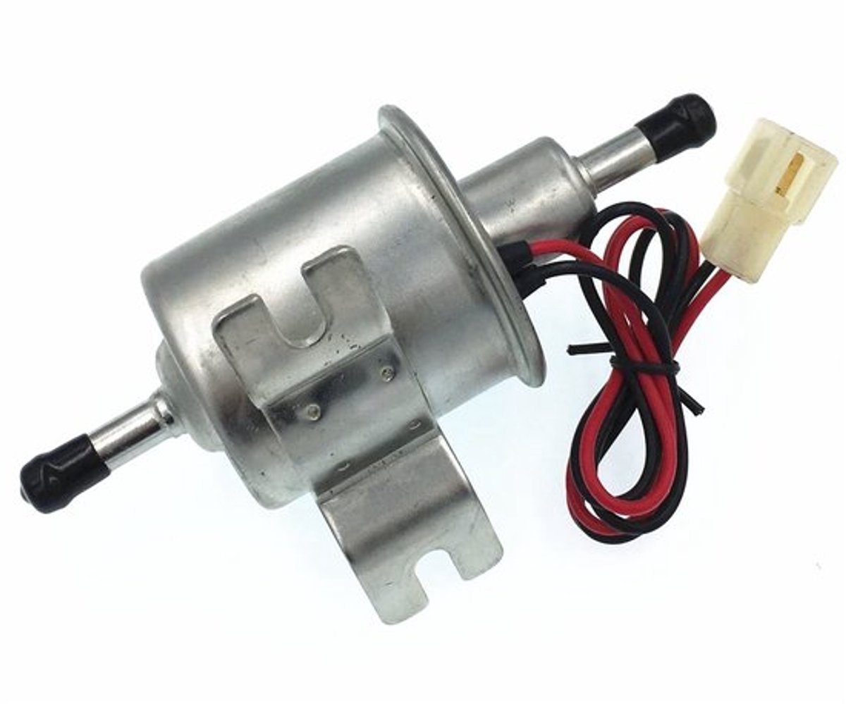 Brandstofoverdrachtpomp 12 Volt - Elektrische brandstofpomp - Lagedruk voor Diesel en Benzine - Compact formaat - Geschikt voor Motorfiet...