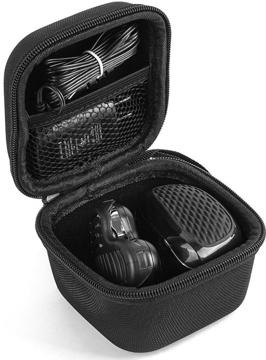 Harde Head Hair Shaver Case - Reizen opbergtas - Zwart - Bescherming tegen krassen - Draagbaar en stevig - Geschikt voor Balder Boss...