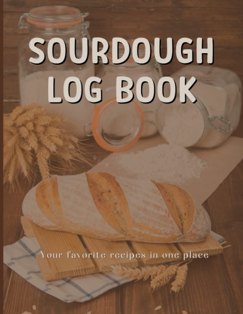 SnelShoppen - Sourdough Log Book voor Zelfgemaakte Desembroden - 2-Pagina's per Recept, Flexibele Softcover, Ideaal voor Bakliefhebbers in Keuken, Koo