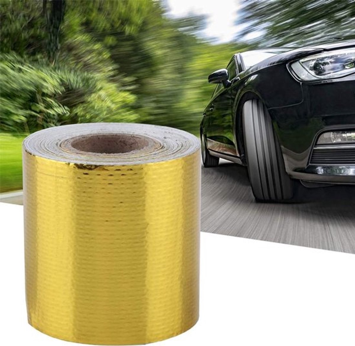 Hitteschild Tape Reflecterend - Isolatietape Aluminium - Isolatieband - Plakbandrol 5 m x 5 cm - Lichtgewicht - Hoge kwaliteit