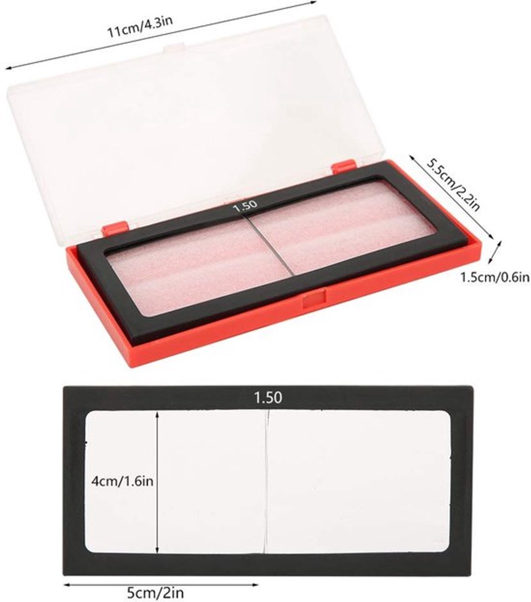 Vergrootglas 1.5 Dioptrie - Lasvergrootglas - Oogbescherming - Eenvoudige installatie - Anti-ultraviolet - Professionele kwaliteit - Laslens