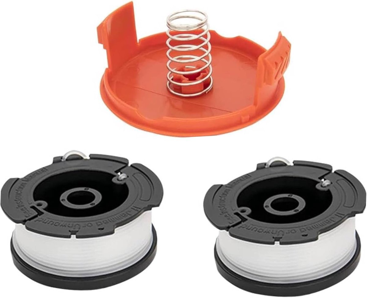 Trimmerspoel met lijn 2 stuks - compatibel met Black Decker - vervangend onderdeel - eenvoudig te installeren - ShopVlot