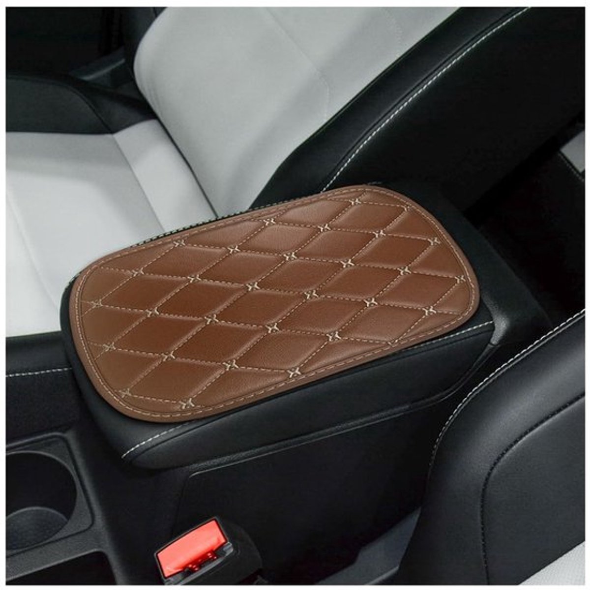 Armsteun Auto - Antislip Kussen - Waterdichte Protector - PU Lederen Console Hoes - Comfortabele Rijervaring - Hoogwaardig Schuim - Consolekussen