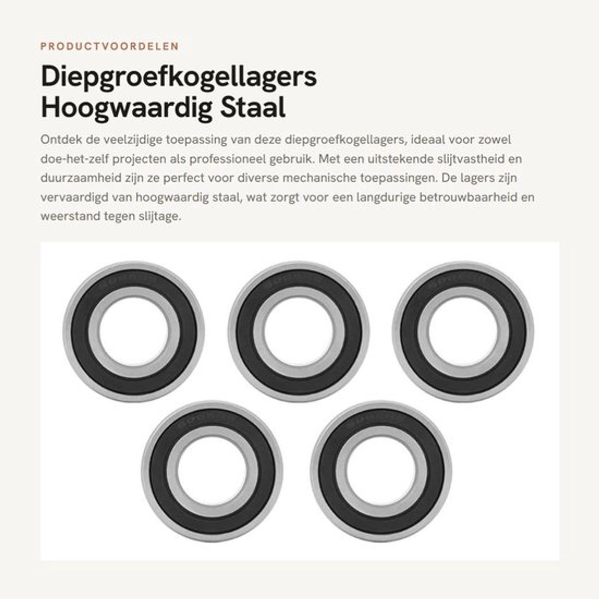 Kogellager 6004-2RS1 - 10 Stuks - Binnendiameter 20mm - Buitendiameter 42mm - Dikte 12mm - Hoogwaardig Staal - Lagers