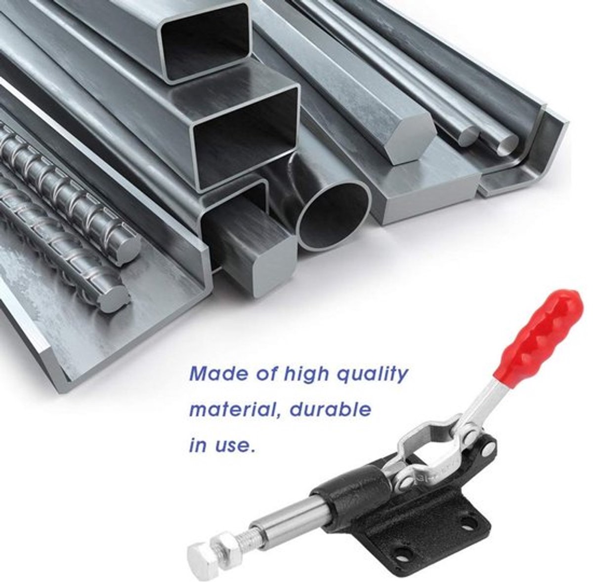 Toggle Clamp - Snelspanner Gereedschap - Verstelbaar - Stevige Werkstukvastheid - Gegalvaniseerd Ijzer - 240kg Trekkracht