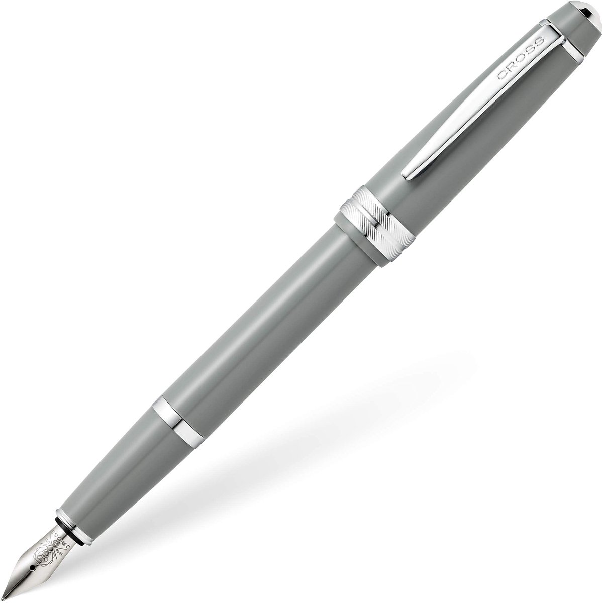 SnelShoppen - Cross Bailey Light vulpen grijs (XF penpunt) met geschenkverpakking - Luxe schrijfgerei voor dagelijks gebruik, professioneel en creatie