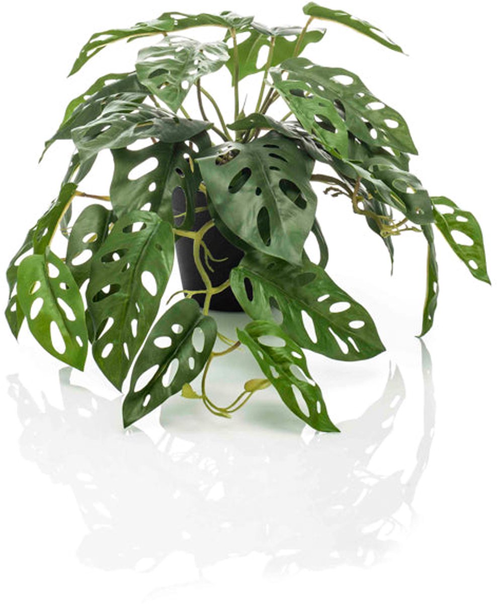 Emerald Kunstplant in pot Monstera Monkey 55cm - Kunstplant voor binnen Groen