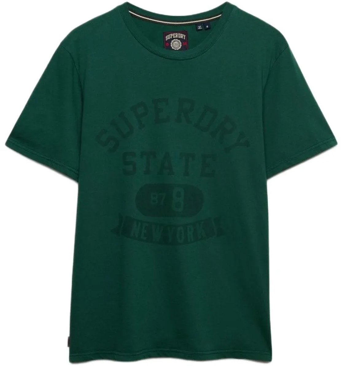 Superdry Athletic Tonal T-shirt Relaxed Pasvorm Heren T-shirts Groen