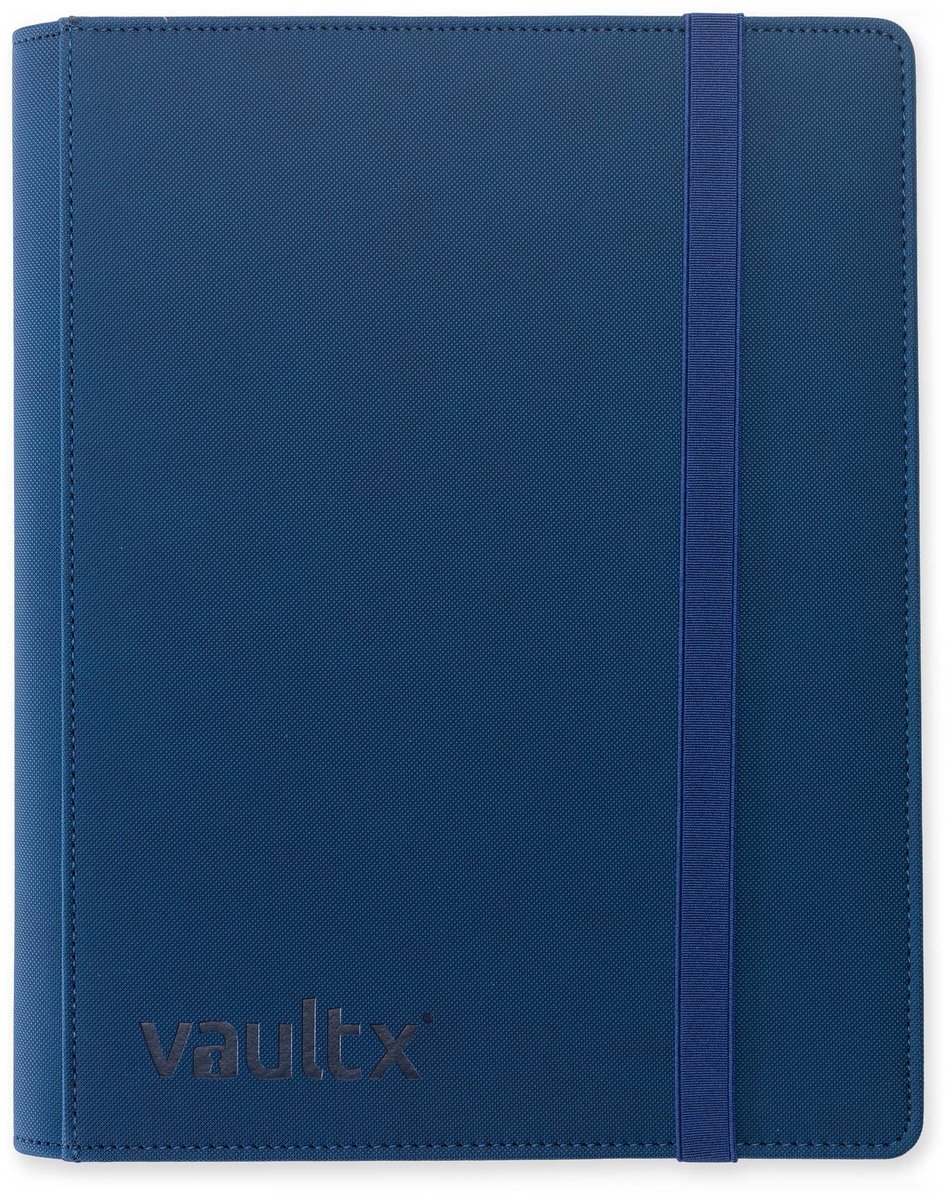 Vault X 9-Pocket Exo-Tec® Strap Binder - Verzamelmap - 360 Kaarten/Blauw