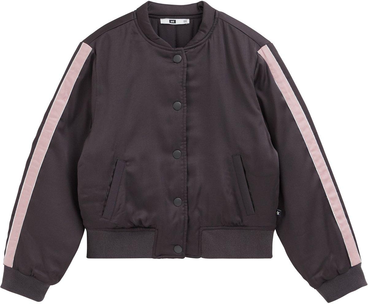 WE Fashion Meisjes bomberjack met satijnlook