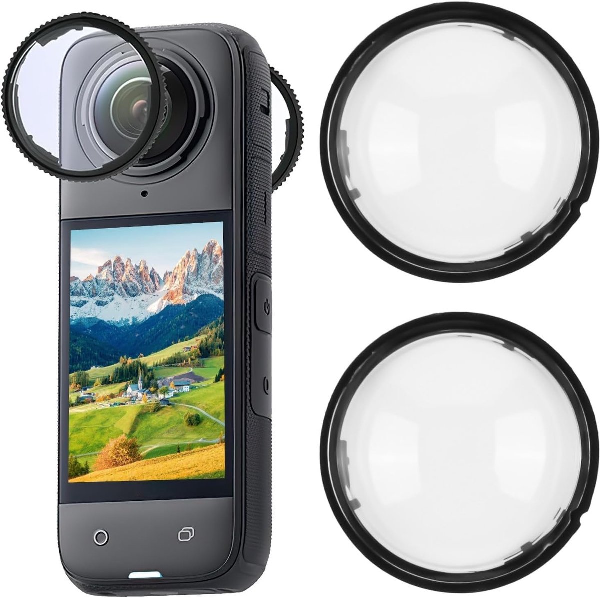 Beschermende case voor panoramische lenzen, 360 graden bescherming, krasbestendig, stofdicht en eenvoudig te installeren
