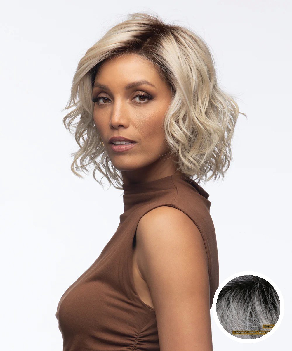 Estetica Designs Brighton Synthetisch Haarwerk - Heat Defiant, Front Lace Line, Kleur CHROMERT1B
