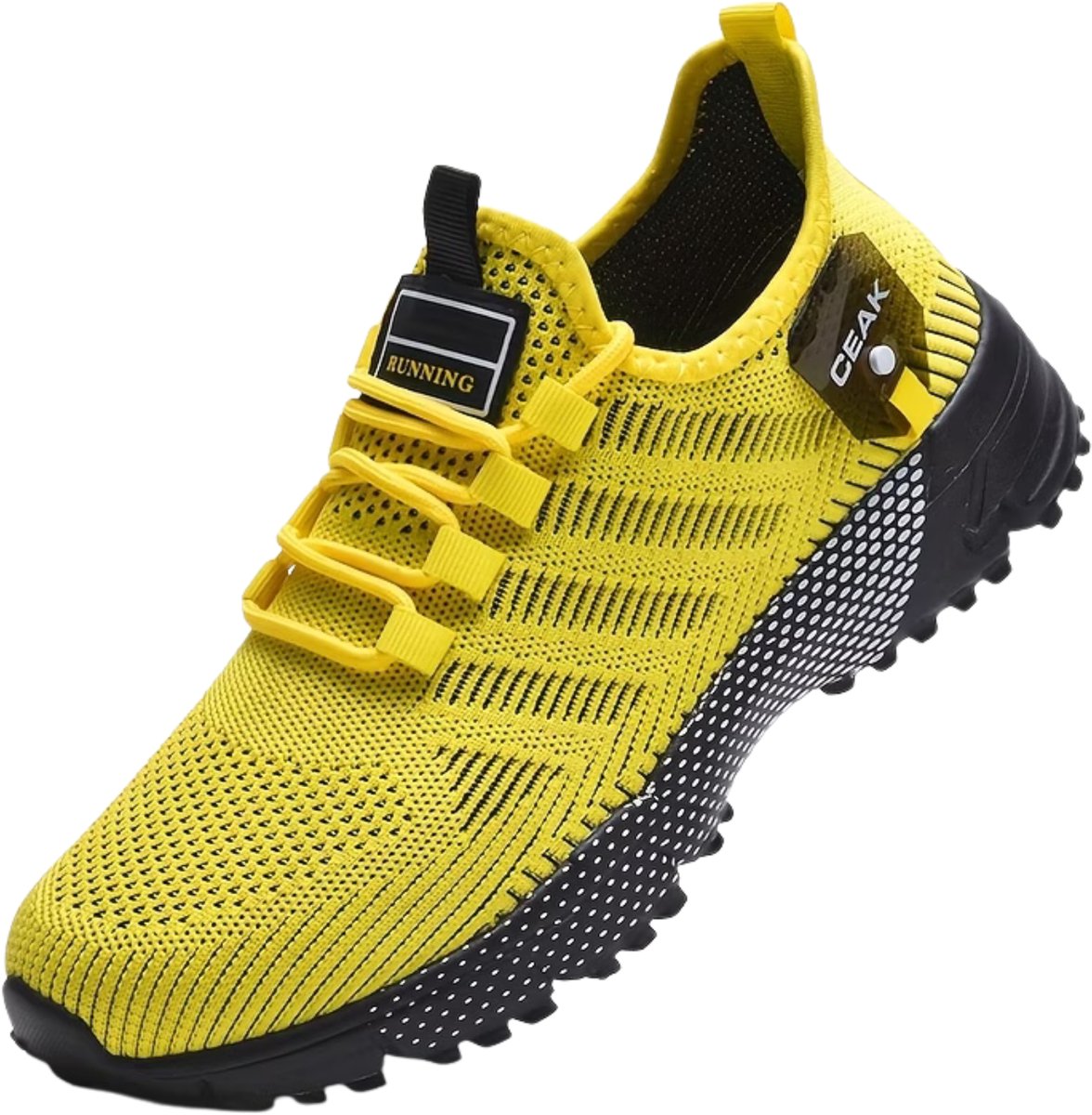 Currero Schoenen Heren Sneakers Comfortabel Wandelschoenen Casual Volwassenen 41 Geel