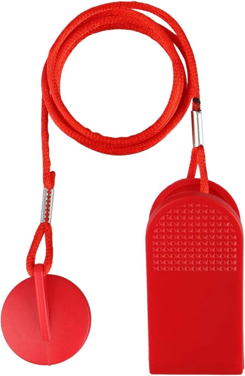 Veilige Magneet Sleutels voor Loopband - Universele Loopband Schakelaar en Veiligheidsvergrendeling, Rood, 3cm - Ideaal voor Thuisgebruik en Fitness