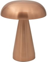 Luxus Europe - Tafellamp Touch Sofia Rosé - Draadloze LED Tafellamp Binnen - USB-C Oplaadbaar - Touchbediening - Dimbaar - 3 Lichtkleuren