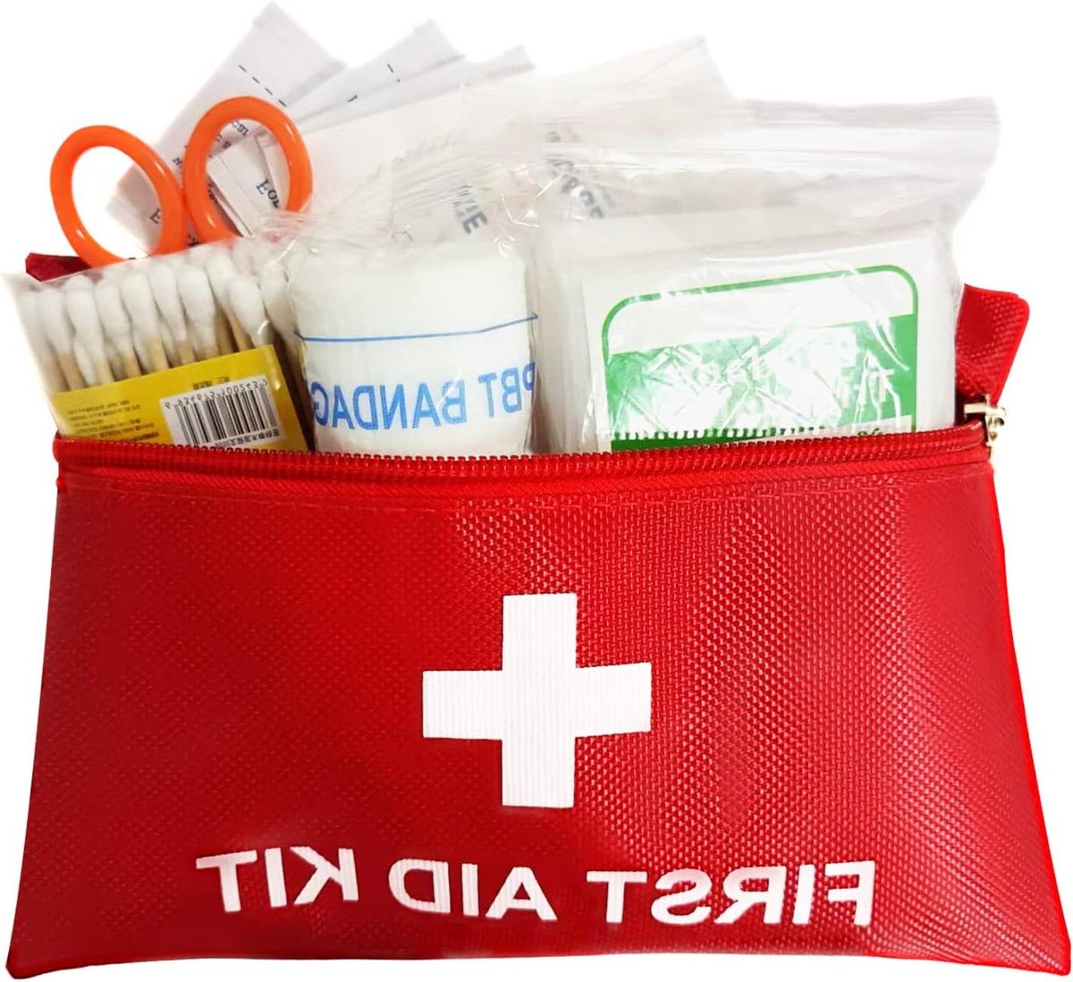 Noodhulp Set - EHBO tas - Veiligheid thuis - Waterdichte stof - 94 onderdelen - Rood