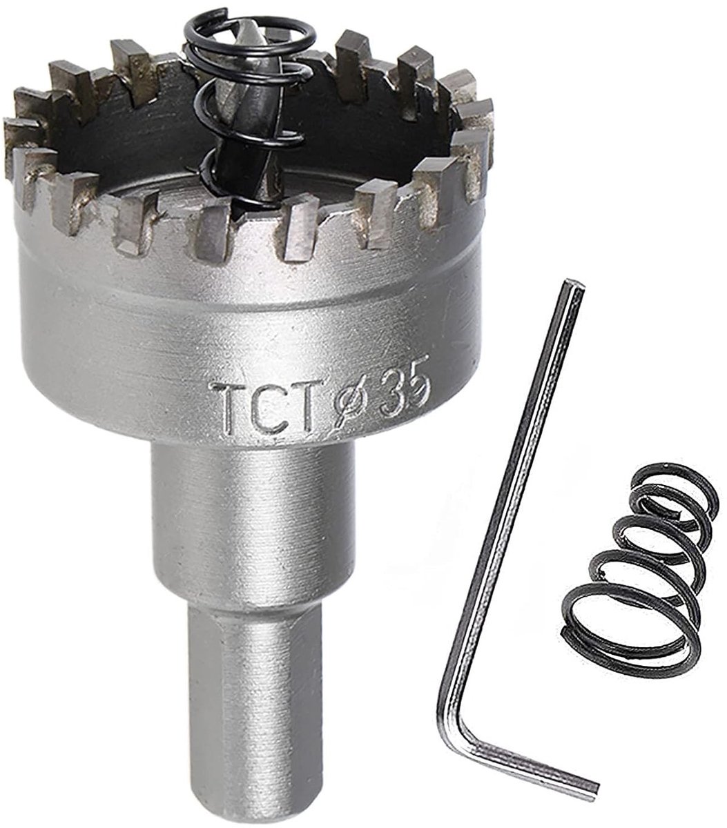Zware Carbide Hole Cutter voor Staal, 35mm Gatzaag voor Precisie en Duurzaamheid