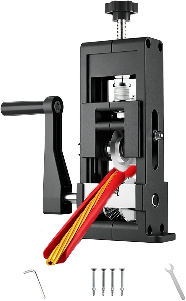 Kabelstripmachine voor handmatige bediening, verstelbare messen, stripgereedschap voor kabels van 1-25 mm, efficiënt en gebruiksvriendelijk