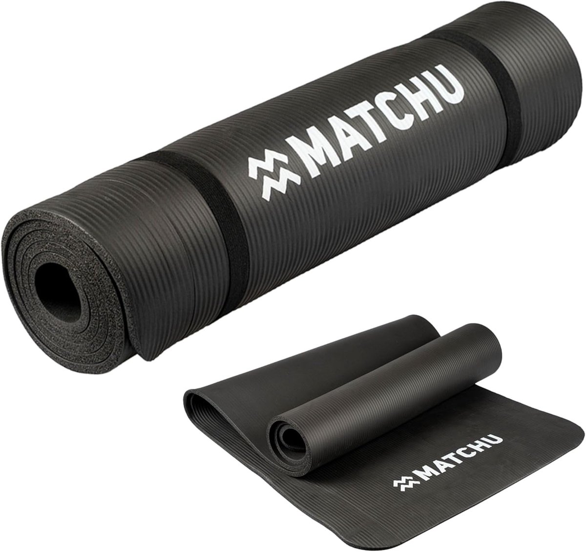 SnelShoppen - Fitnessmat - Yogamat - Sportmat met Draagkoord - Antislip - 180 x 60 x 1 cm - Duurzaam NBR - Ideaal voor Thuis, Gym, Yoga en Pilates