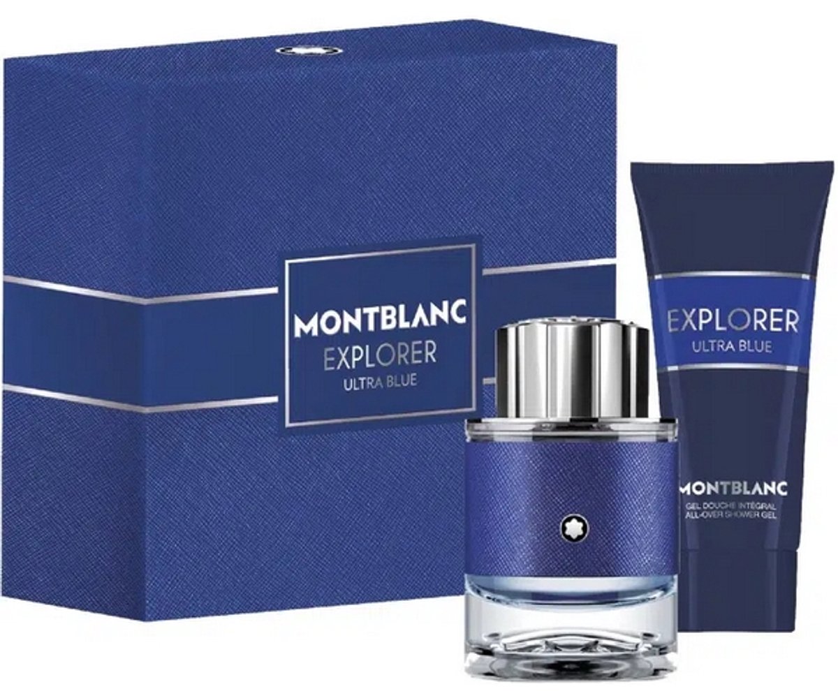 MONT BLANC EXPLORER ULTRA BLUE GESCHENKSET 1 STUK
