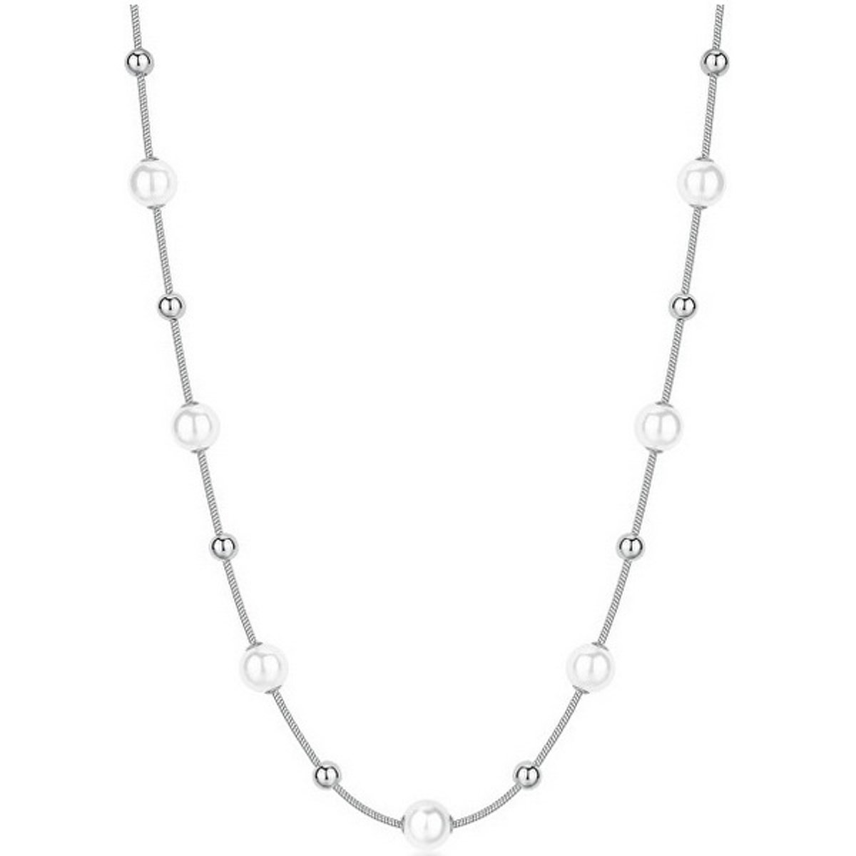 BROSWAY PERFECT BPC48 STAINLESS STEEL KETTING MET PARELS 1 STUK