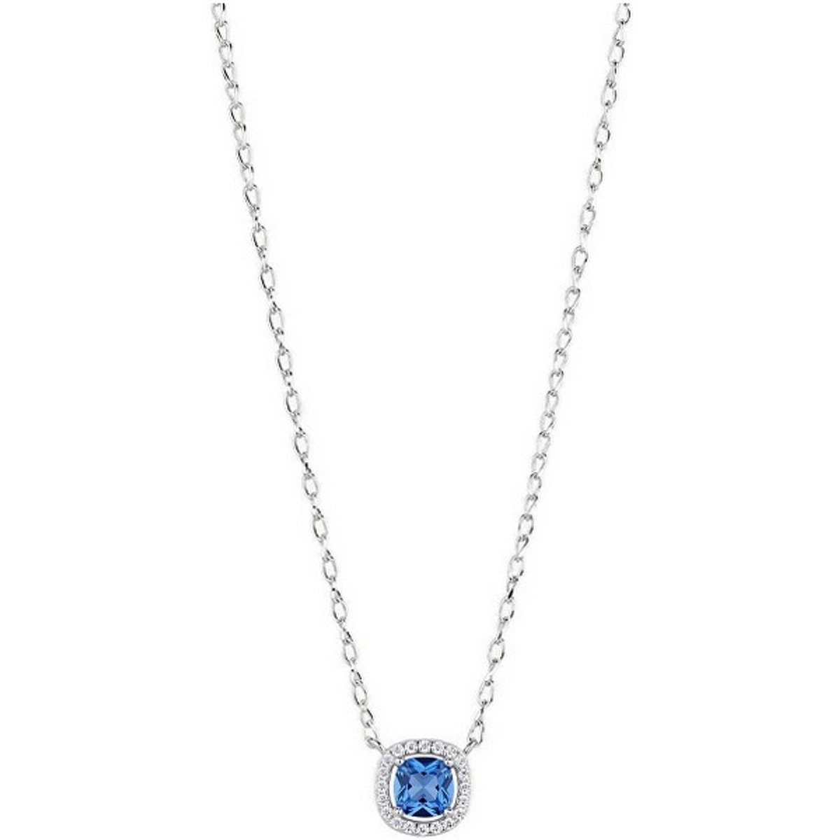 BROSWAY FANCY FFB125 ZILVEREN KETTING MET BLAUWE/TRANSPARANTE ZIRKONIA'S 1 STUK