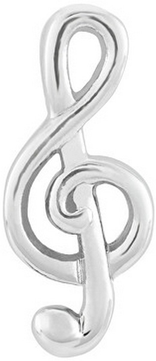 TROLI KS-206 ZILVEREN G-SLEUTEL BROCHE 1 STUK