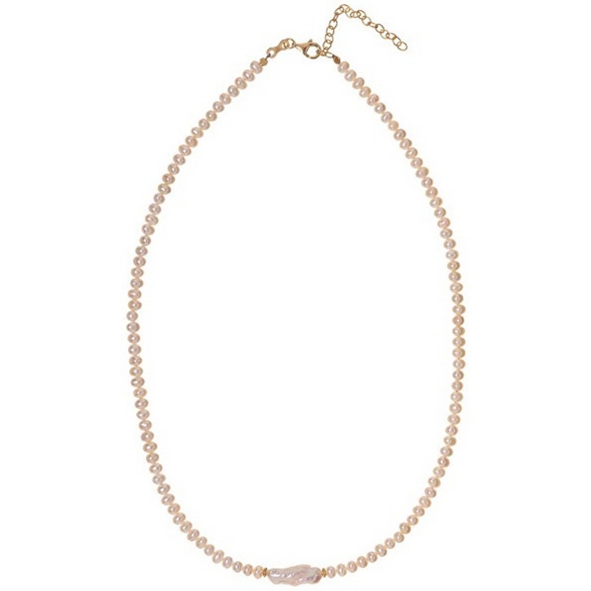 ALISIA AL5189.01.000 GOLD-PLATED KETTING MET PARELS 1 STUK