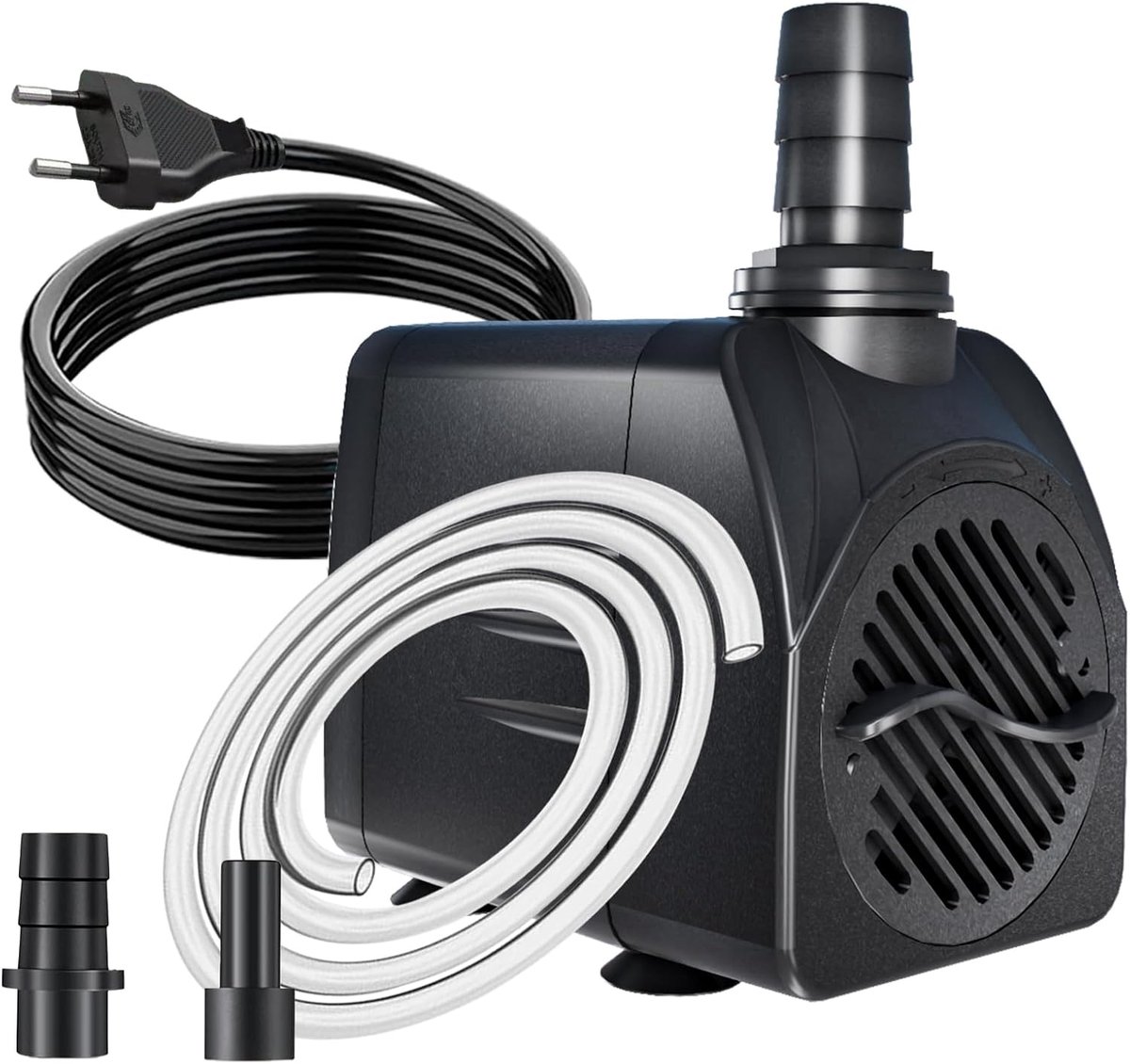 SnelShoppen - Fonteinpomp 16W 800L/U met Oververhittingsbeveiliging - Ultrastille Dompelpomp voor Vijvers, Fonteinen en Hydrocultuur Systemen met 1,8m