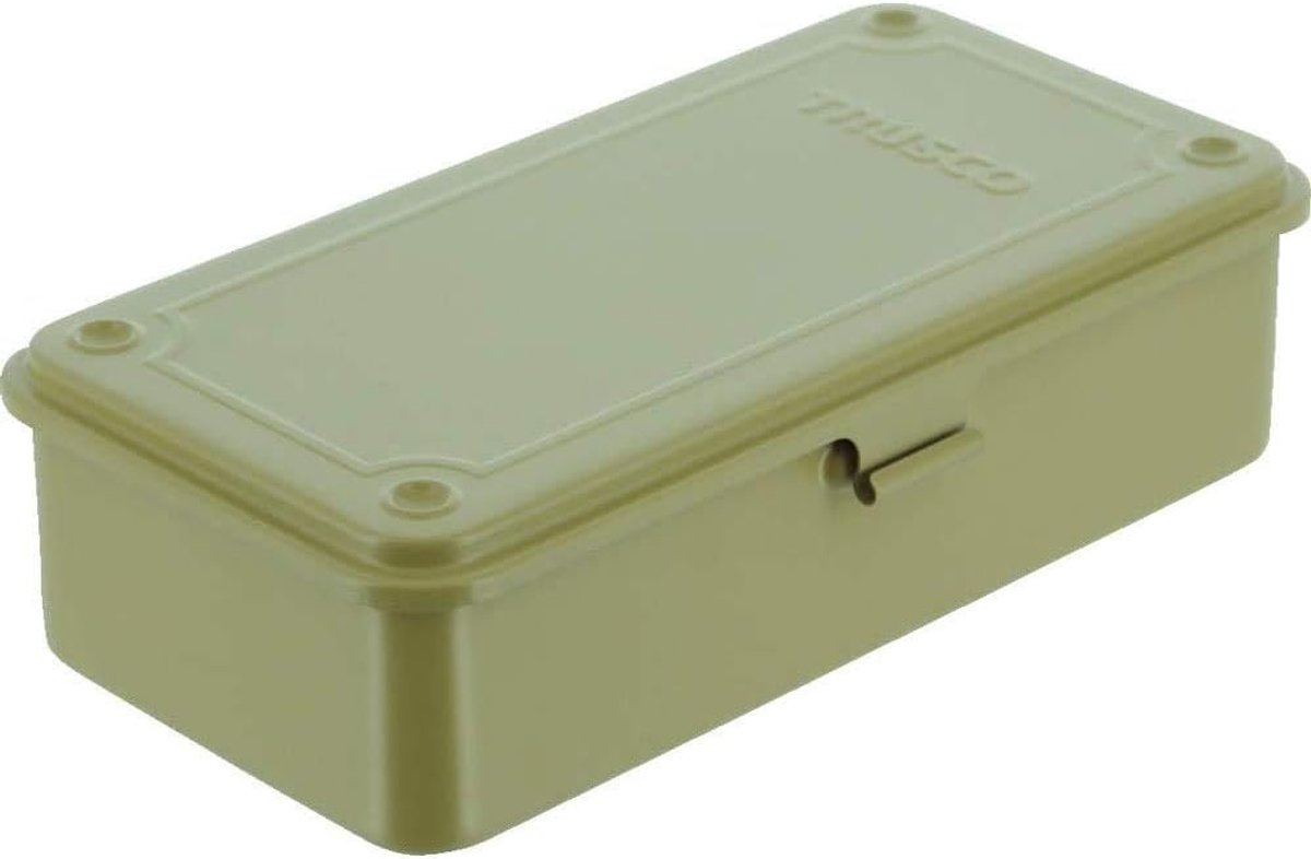 SnelShoppen - Trunk-Style Toolbox Licht Sand - Opbergtas voor Gereedschap, Antislip, Compact, Buitenmaat 203x109x56mm, Ideaal voor Klussen en Tuinwerk