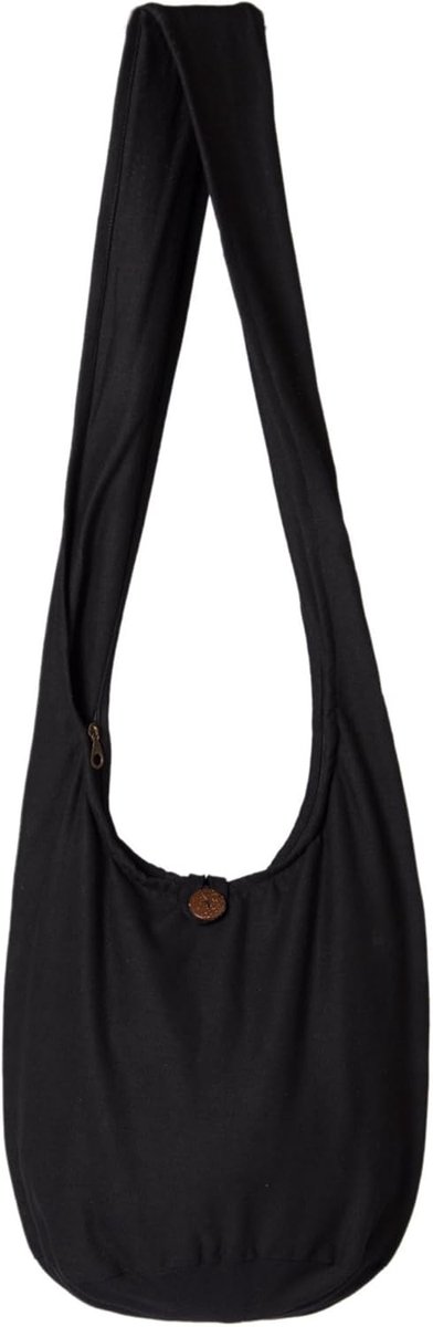 Thijox - Uniseks Schoudertas Dames & Heren | Grote Lichte Katoenen Crossbodytas met Ritssluiting en Extra Binnenvak | Duurzaam & Wasbaar, Ideaal voor
