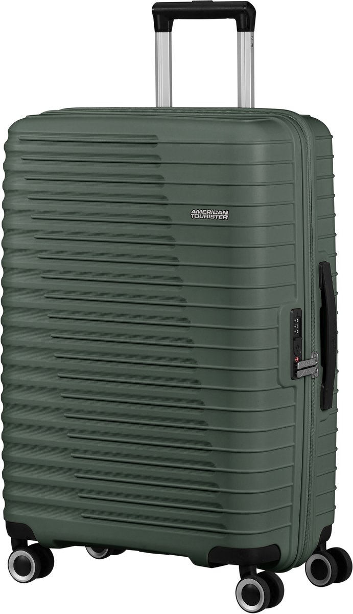 American Tourister Koffer - Roadrush Spinner 66/24 - Olive Green - 65 l