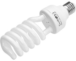 SnelShoppen - Andoer Foto Lamp 45W E27 Daglicht Spiraal Lamp CRI90 5500K voor Fotostudio Video Verlichting Energiebesparend