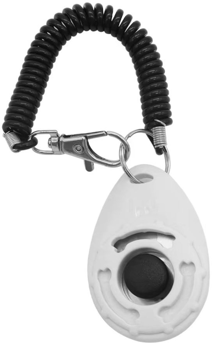 Clicker honden / paarden - Dieren clicker - Klikker - Dieren trainen - Hondentrainer - Paardentrainer - Diervriendelijke clicker - Puppy training - Wit - Jonyx