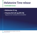 Informatie over Shiepz Melatonine Time release: 1 smelttablet bevat Melatonine 0,1 mg en Vitamine B6 0,28 mg.