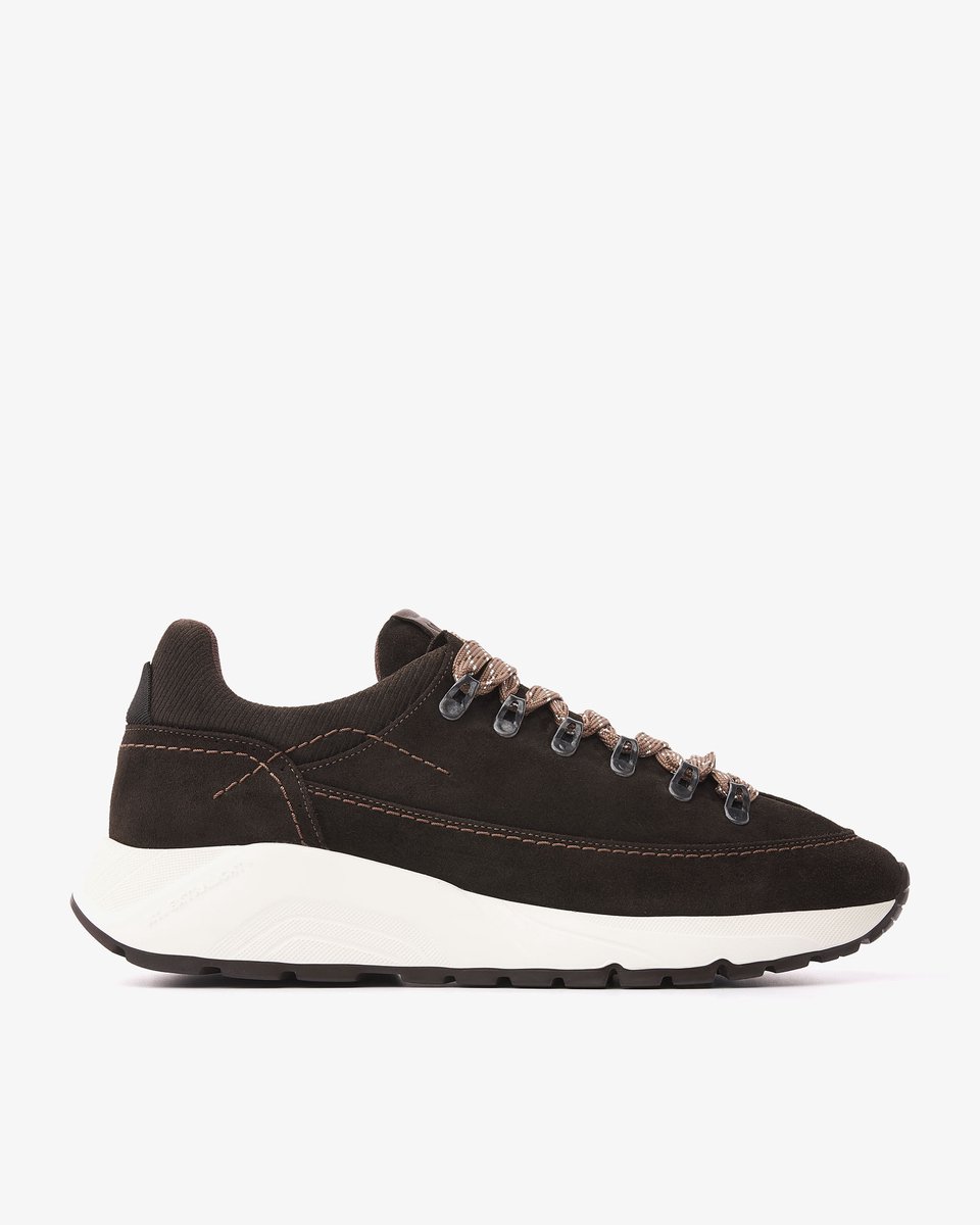 VIA VAI Owen Spencer Sneakers Heren - Suède - Bruin - Maat 46