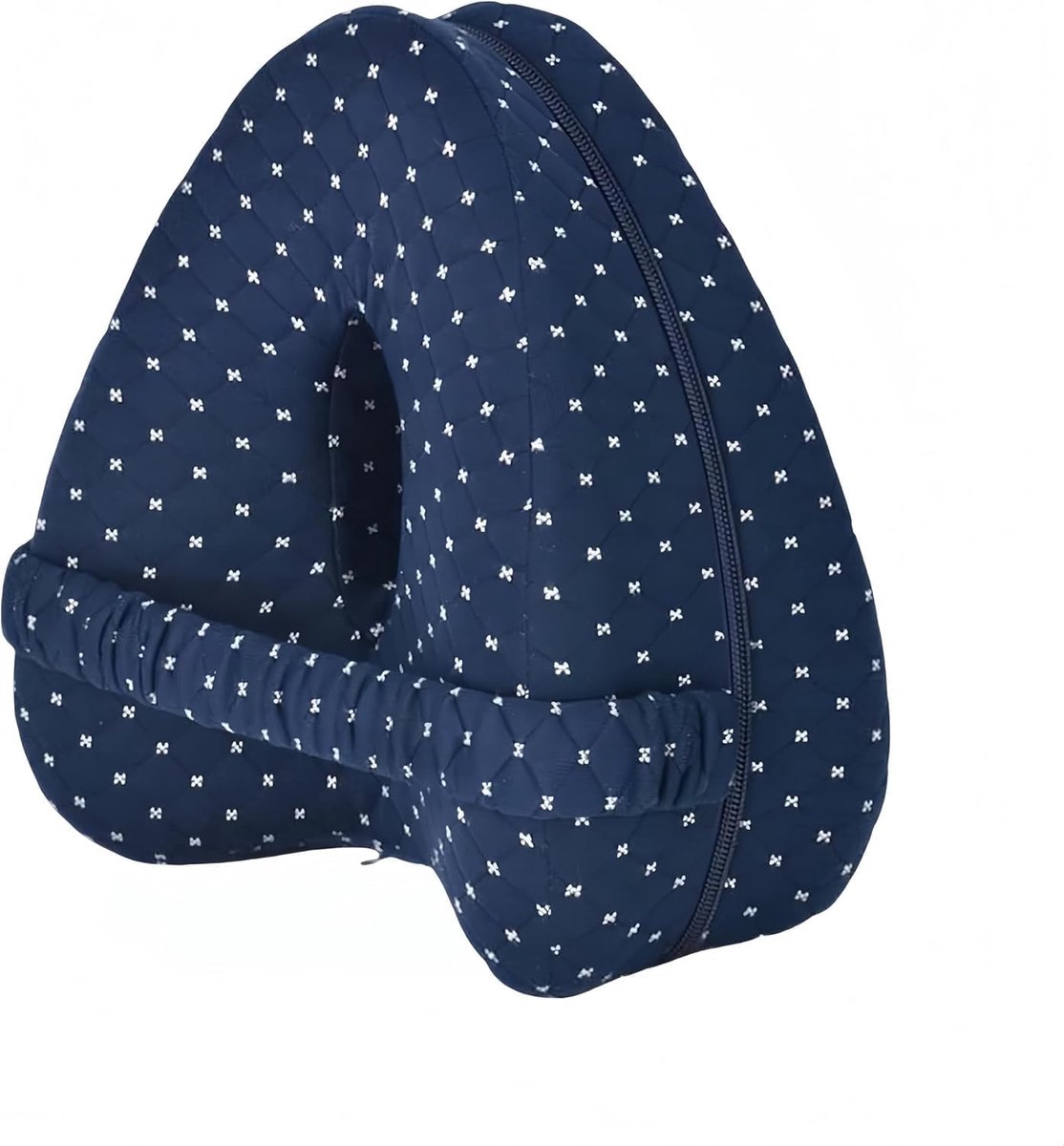 Kniekussen Orthopedisch - Beenrol Geheugenschuim - Ontspannen Slapen - Gezonde Lighouding - Large - Blauw