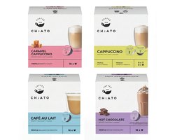 Koffiecapsules compatibel met NESCAFÉ® Dolce Gusto® CHiATO Caramel Cappuccino, 16 st.