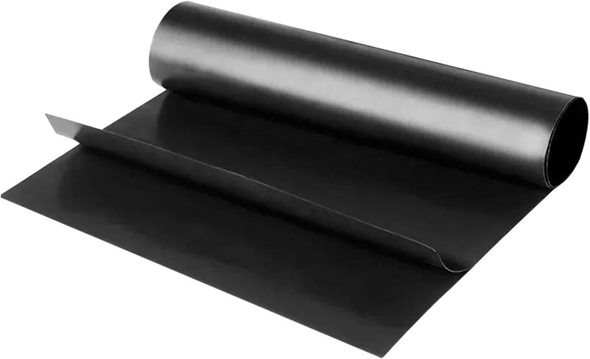 Herbruikbare Ovenbescherming Bakmat Oven Keuken Beschermen Anti-aanbaklaag 33 x 40 cm Zwart