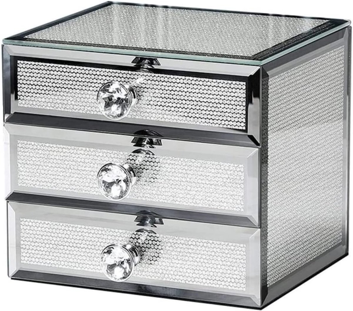 Juwelendoos - Sieraden organizer - Sieraden opbergen - Drie lagen - Grote capaciteit - Transparant