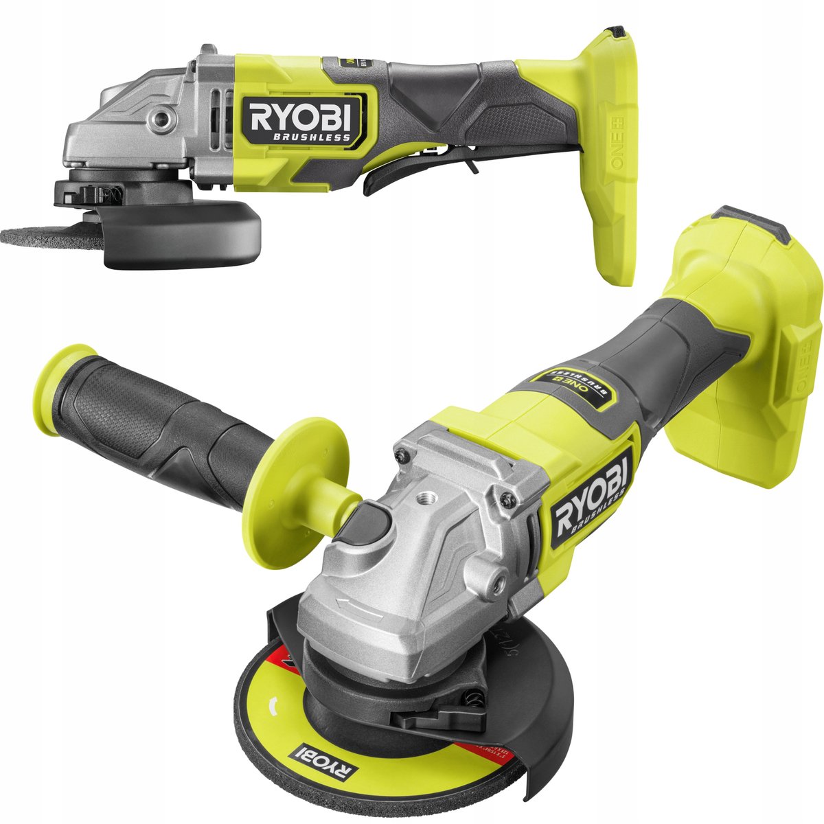 Ryobi RAG18BL Serie - Haakse slijper - 18V - 125mm - Accu