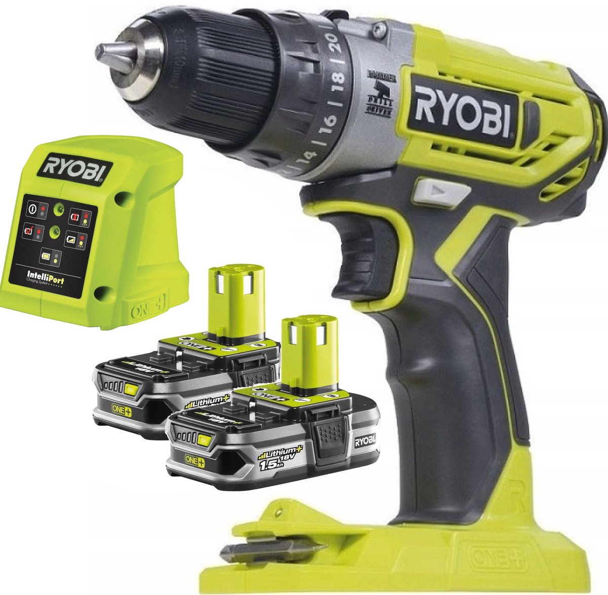 Ryobi ONE+ Serie - Klopboormachine - 18V - 2 Snelheden - LED Verlichting