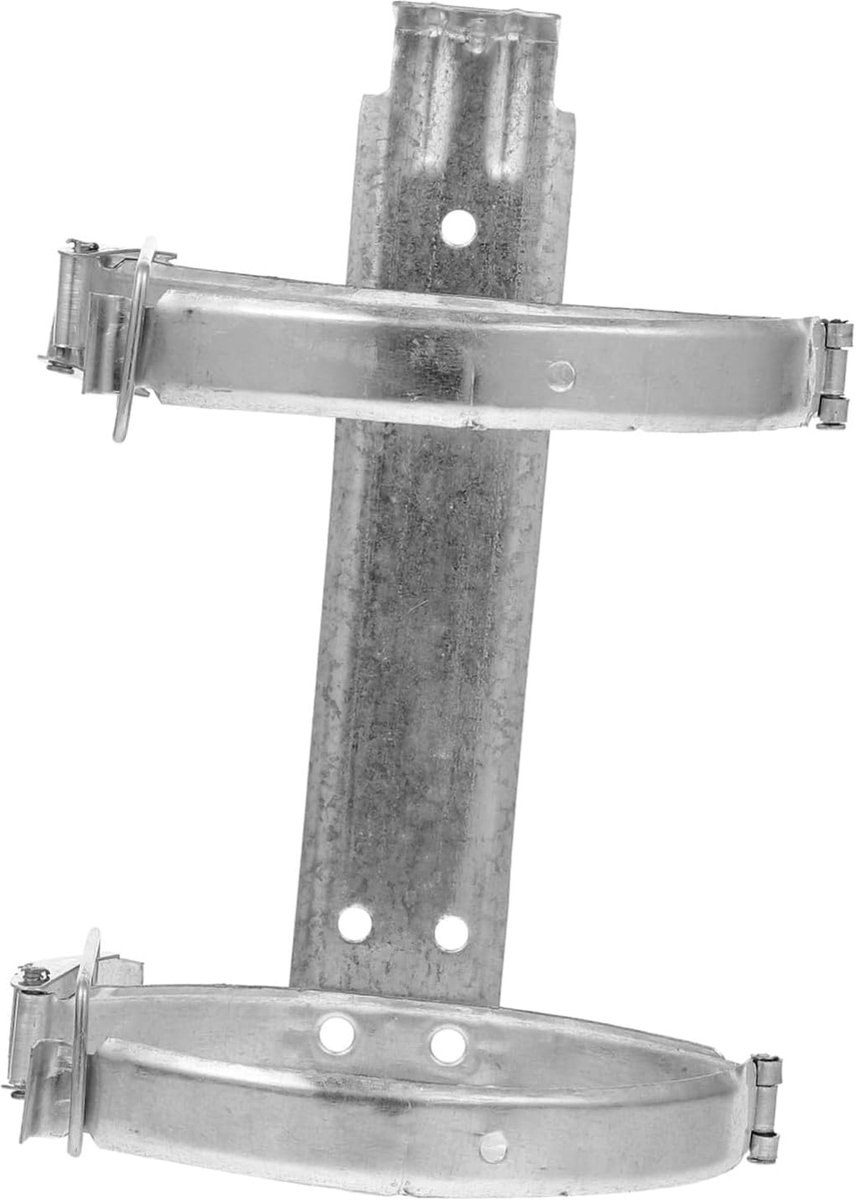 Brandblusserhouder - Muurbeugel Blusser - Veilige Opslag - Stevige Ijzeren Constructie - 25x11cm - Zilver