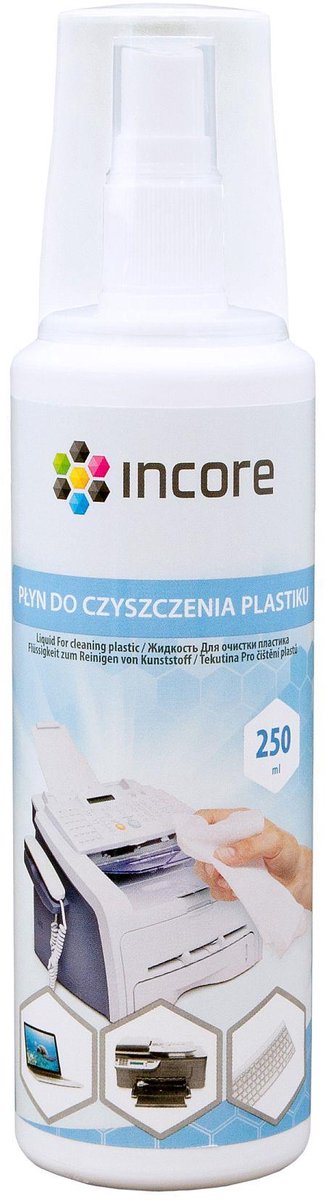 Incore Plastic Reiniger 250 Ml Voor Monitoren En Computerbehuizingen