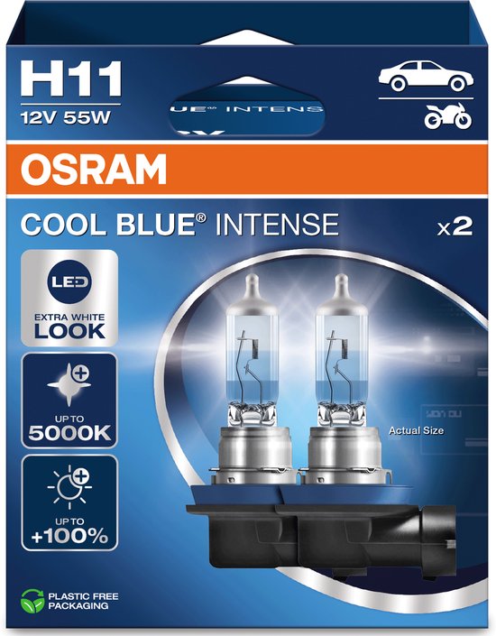 Osram Cool Blue Intense NextGen - Halogeenlamp - 5000K - Stijlvol Design